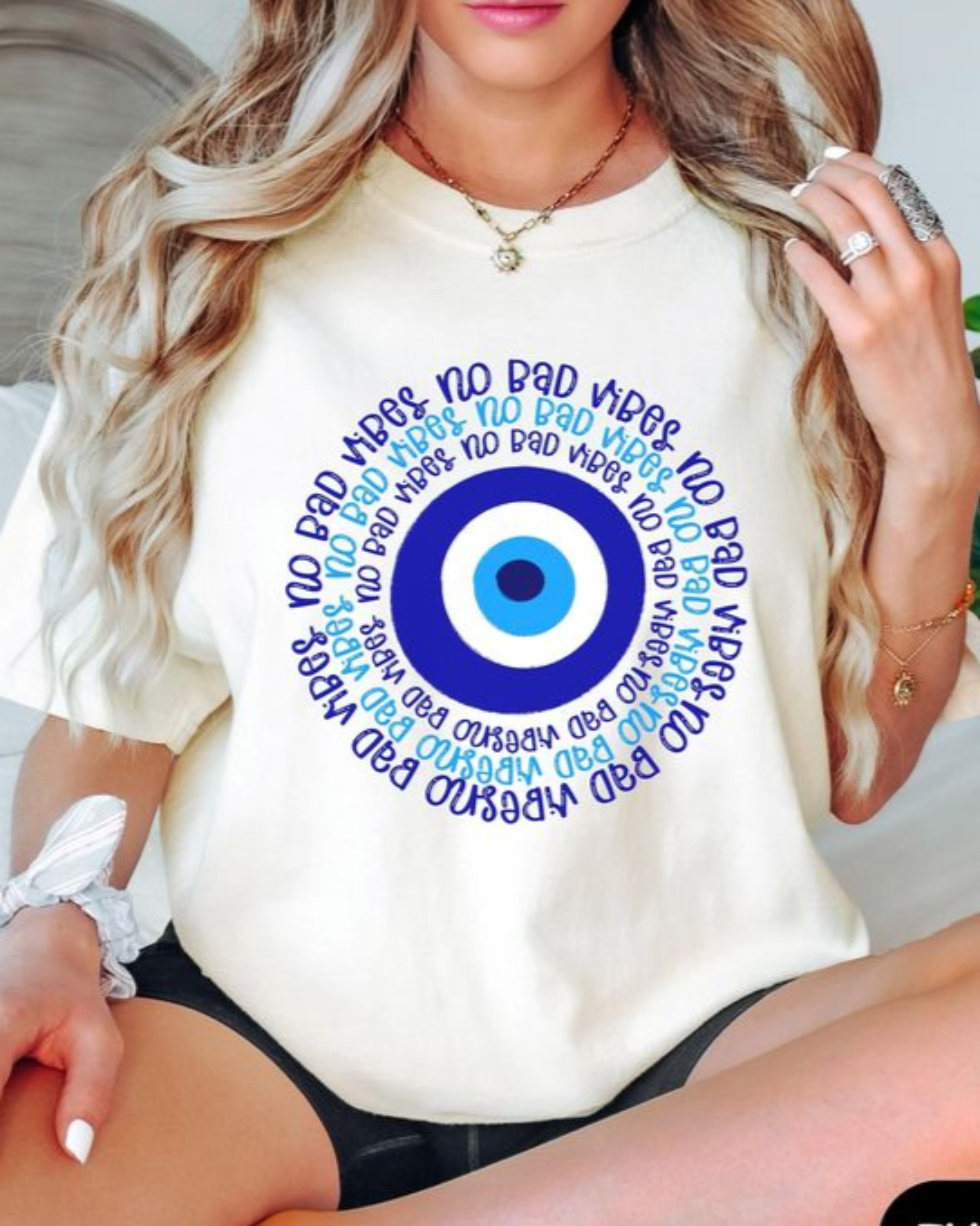No Bad Vibes - Unisex Oversized T-Shirt