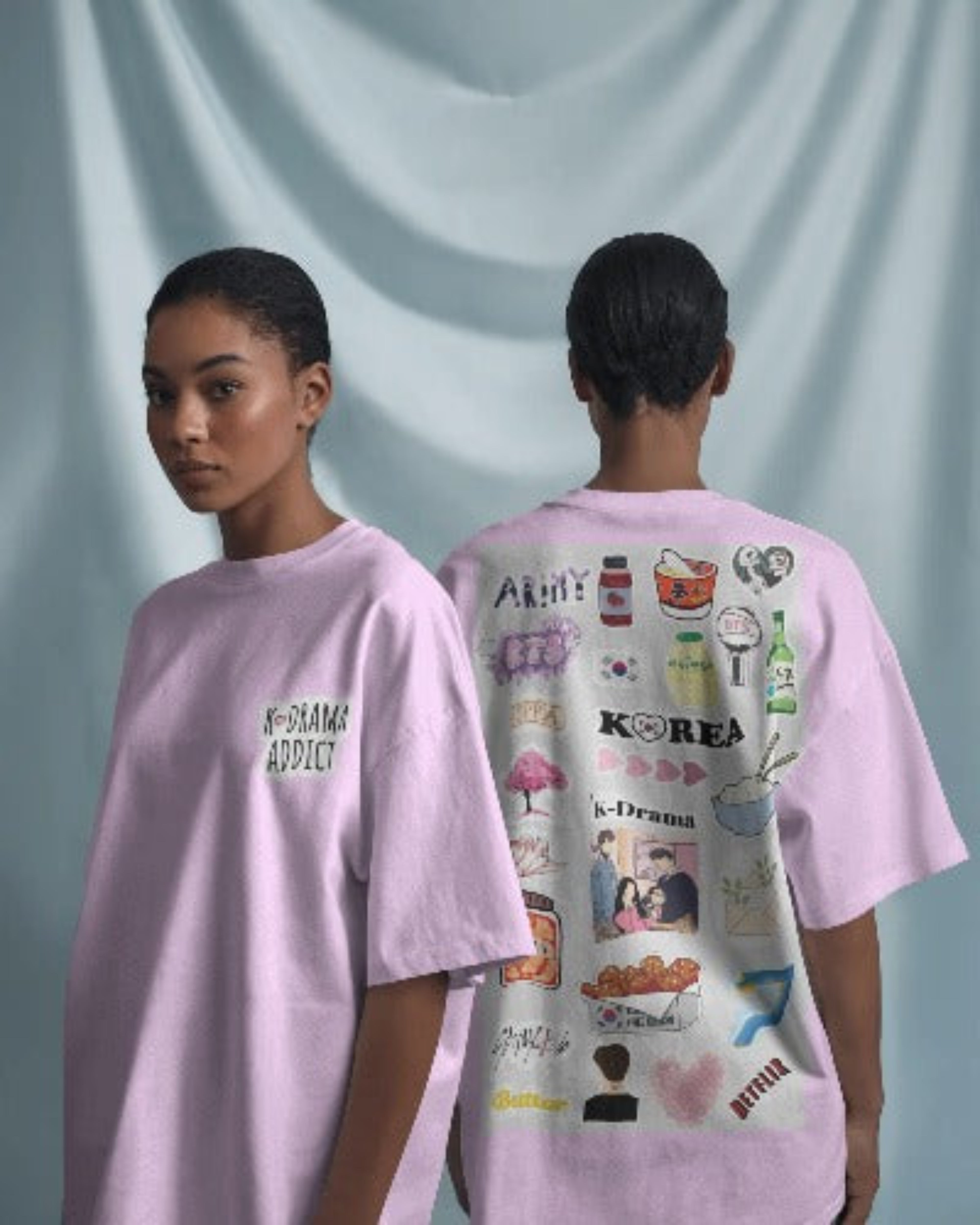 KDrama Addict Oversized T-Shirt